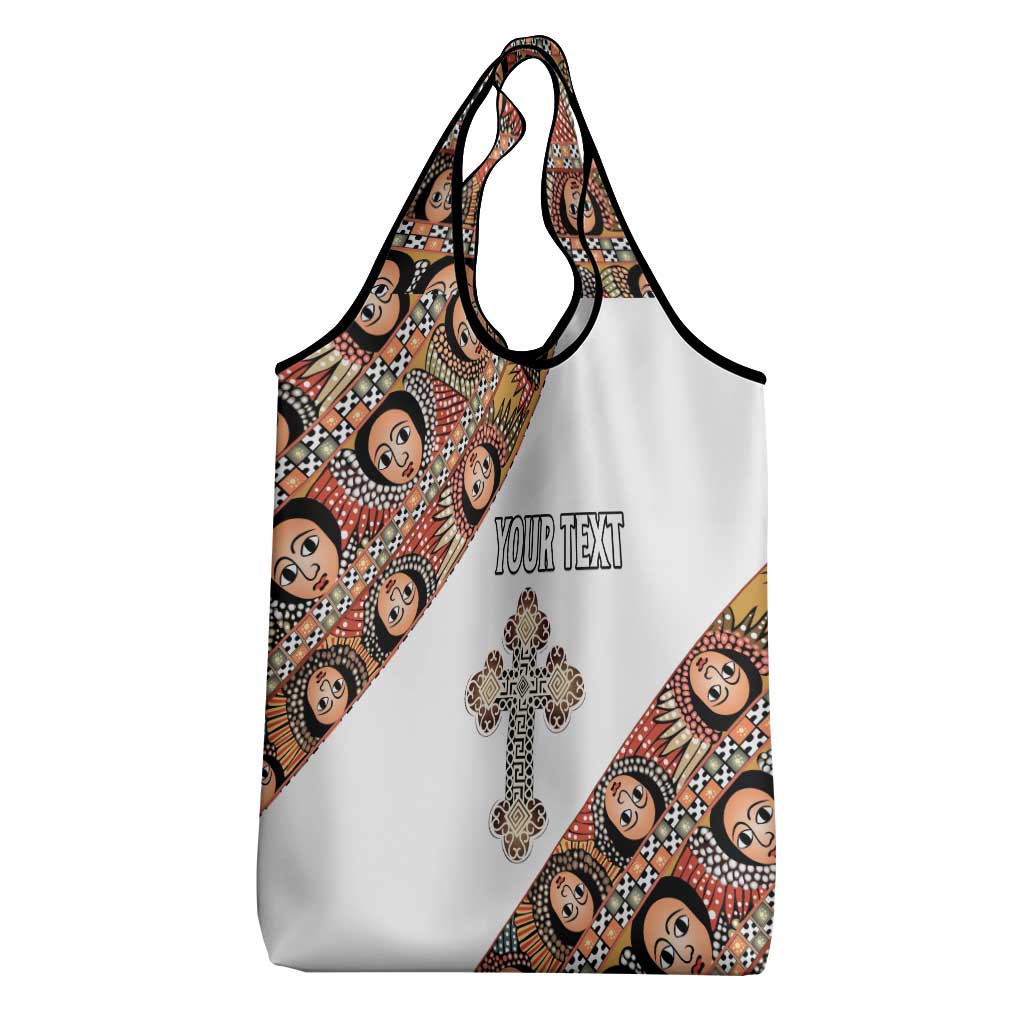 Personalized Ethiopia Grocery Bag Ethiopian Orthodox Church Angel