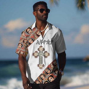 Personalized Ethiopia Hawaiian Shirt Ethiopian Orthodox Church Angel