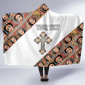 Personalized Ethiopia Hooded Blanket Ethiopian Orthodox Church Angel