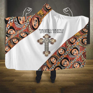 Personalized Ethiopia Hooded Blanket Ethiopian Orthodox Church Angel