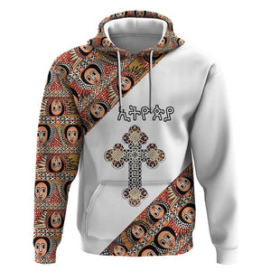 Personalized Ethiopia Hoodie Ethiopian Orthodox Church Angel