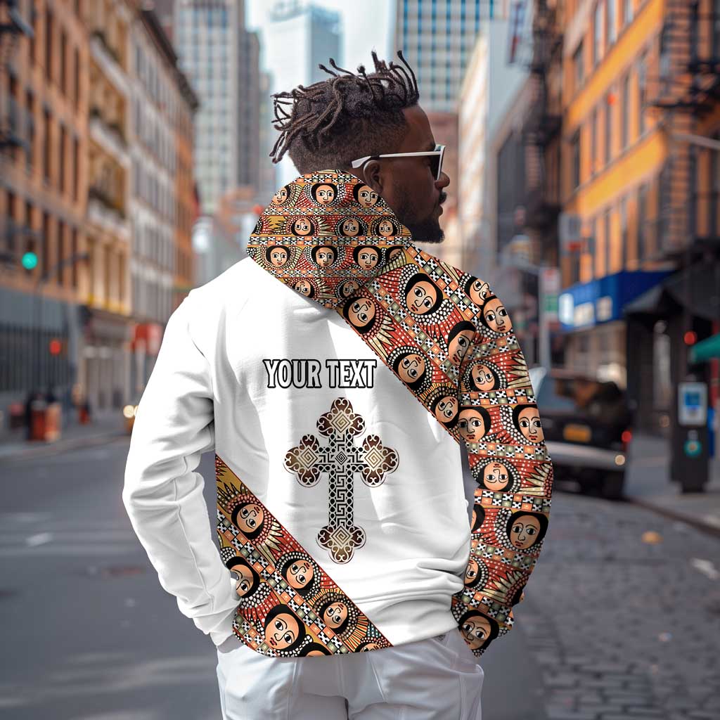 Personalized Ethiopia Hoodie Ethiopian Orthodox Church Angel