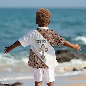 Personalized Ethiopia Kid Hawaiian Shirt Ethiopian Orthodox Church Angel