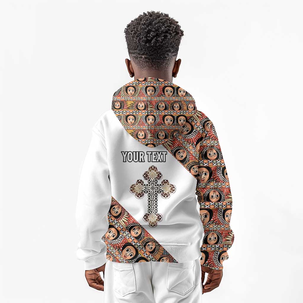 Personalized Ethiopia Kid Hoodie Ethiopian Orthodox Church Angel