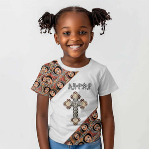 Personalized Ethiopia Kid T shirt Ethiopian Orthodox Church Angel