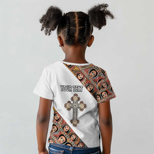 Personalized Ethiopia Kid T shirt Ethiopian Orthodox Church Angel