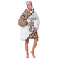 Personalized Ethiopia Kid Wearable Blanket Hoodie Ethiopian Orthodox Church Angel