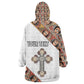 Personalized Ethiopia Kid Wearable Blanket Hoodie Ethiopian Orthodox Church Angel