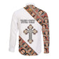 Personalized Ethiopia Long Sleeve Button Shirt Ethiopian Orthodox Church Angel