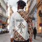 Personalized Ethiopia Long Sleeve Button Shirt Ethiopian Orthodox Church Angel