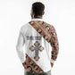Personalized Ethiopia Long Sleeve Polo Shirt Ethiopian Orthodox Church Angel