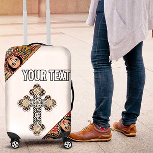 Personalized Ethiopia Luggage Cover Ethiopian Orthodox Church Angel