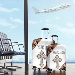 Personalized Ethiopia Luggage Cover Ethiopian Orthodox Church Angel
