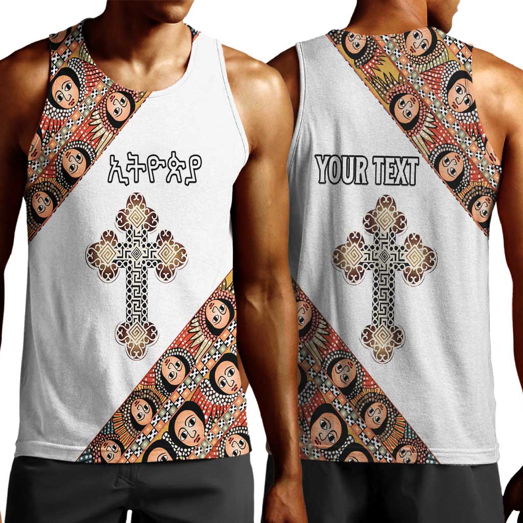 Personalized Ethiopia Men Tank Top Ethiopian Orthodox Church Angel