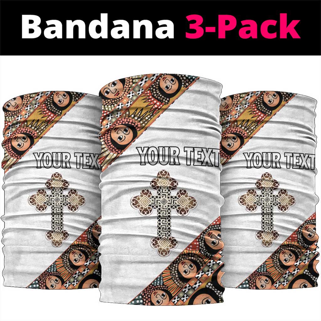 Personalized Ethiopia Neck Gaiter Ethiopian Orthodox Church Angel LT15