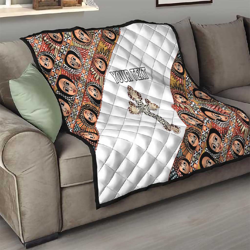 Personalized Ethiopia Quilt Ethiopian Orthodox Church Angel
