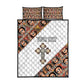 Personalized Ethiopia Quilt Bed Set Ethiopian Orthodox Church Angel