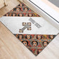 Personalized Ethiopia Rubber Doormat Ethiopian Orthodox Church Angel