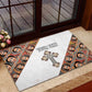 Personalized Ethiopia Rubber Doormat Ethiopian Orthodox Church Angel