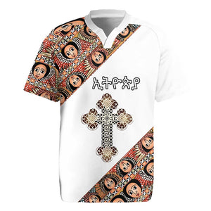 Personalized Ethiopia Rugby Jersey Ethiopian Orthodox Church Angel