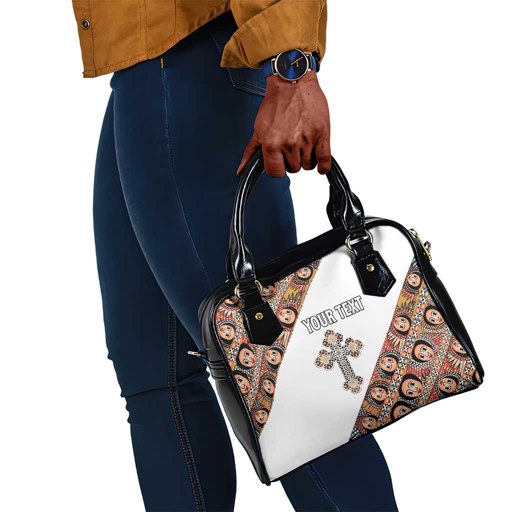 Personalized Ethiopia Shoulder Handbag Ethiopian Orthodox Church Angel