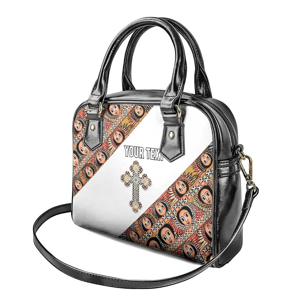 Personalized Ethiopia Shoulder Handbag Ethiopian Orthodox Church Angel