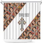 Personalized Ethiopia Shower Curtain Ethiopian Orthodox Church Angel