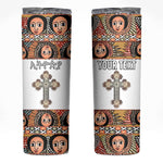 Personalized Ethiopia Skinny Tumbler Ethiopian Orthodox Church Angel
