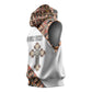 Personalized Ethiopia Sleeveless Hoodie Ethiopian Orthodox Church Angel - African Pride