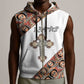 Personalized Ethiopia Sleeveless Zip Hoodie Ethiopian Orthodox Church Angel - African Pride