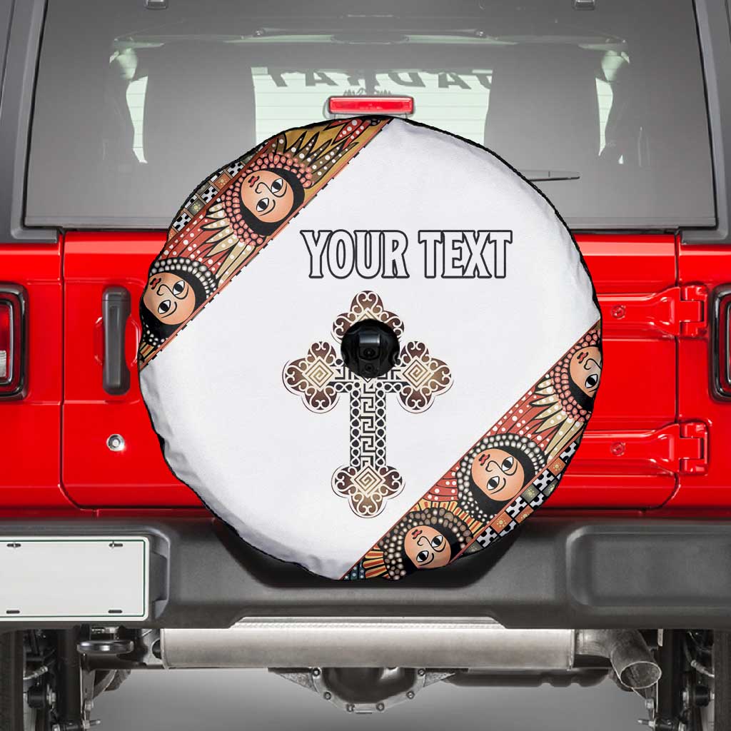 Personalized Ethiopia Spare Tire Cover Ethiopian Orthodox Church Angel