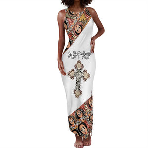 Personalized Ethiopia Tank Maxi Dress Ethiopian Orthodox Church Angel