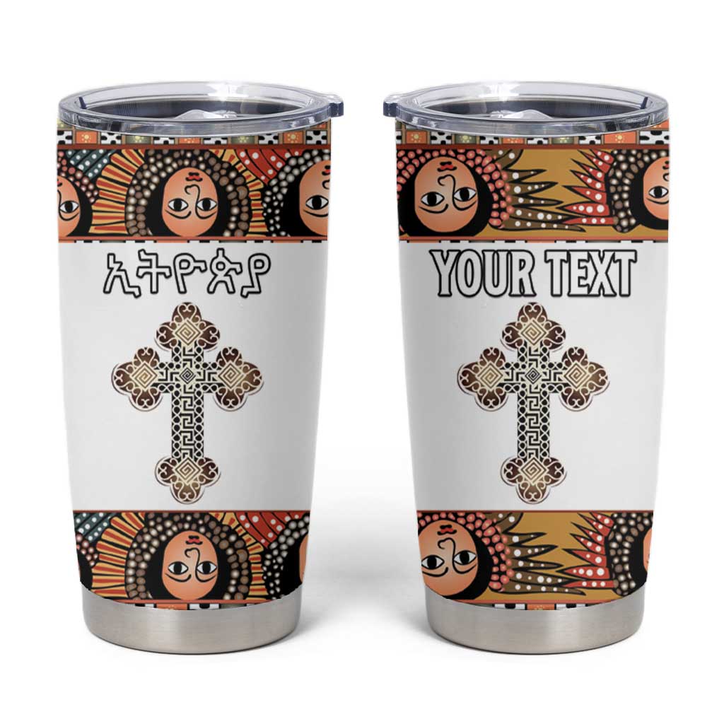 Personalized Ethiopia Tumbler Cup Ethiopian Orthodox Church Angel