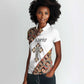 Personalized Ethiopia Women Polo Shirt Ethiopian Orthodox Church Angel