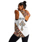 Personalized Ethiopia Women Racerback Tank Ethiopian Orthodox Church Angel