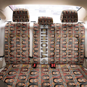 Personalized Ethiopia Back Car Seat Cover Ethiopian Tewahedo Angel Orthodox