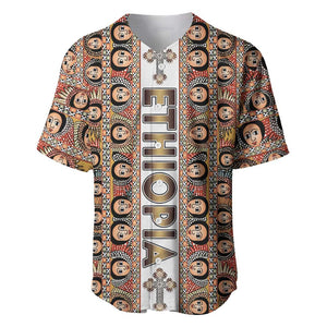 Personalized Ethiopia Baseball Jersey Ethiopian Tewahedo Angel Orthodox