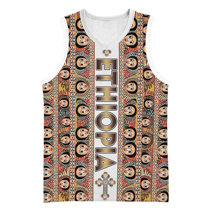 Personalized Ethiopia Basketball Jersey Ethiopian Tewahedo Angel Orthodox - African Pride