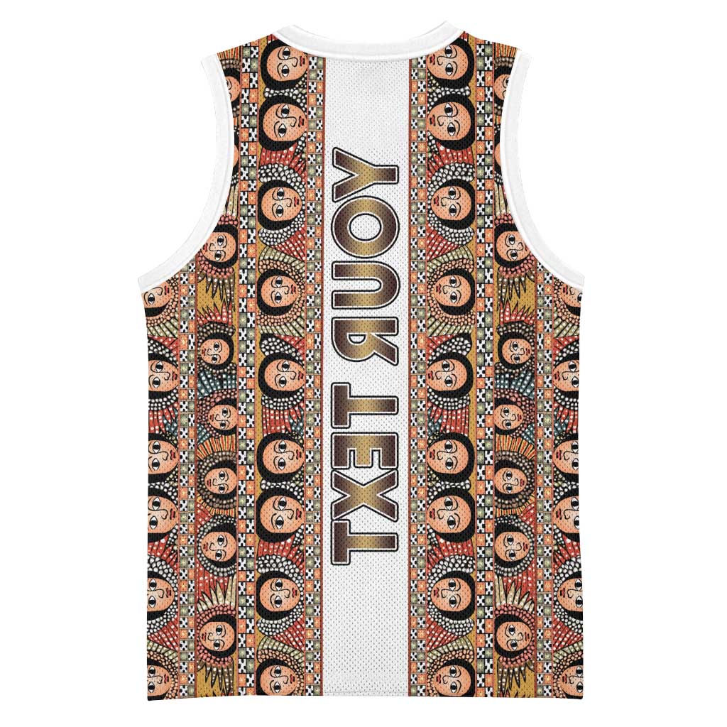 Personalized Ethiopia Basketball Jersey Ethiopian Tewahedo Angel Orthodox - African Pride