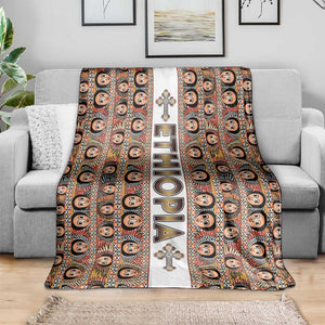 Personalized Ethiopia Blanket Ethiopian Tewahedo Angel Orthodox