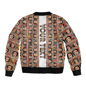 Personalized Ethiopia Bomber Jacket Ethiopian Tewahedo Angel Orthodox