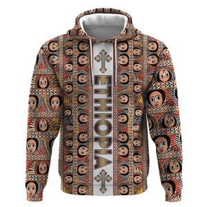 Personalized Ethiopia Hoodie Ethiopian Tewahedo Angel Orthodox