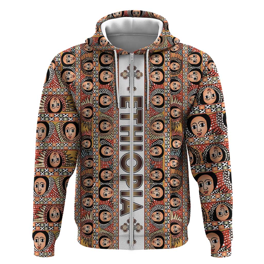 Personalized Ethiopia Hoodie Ethiopian Tewahedo Angel Orthodox