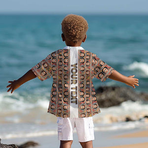 Personalized Ethiopia Kid Hawaiian Shirt Ethiopian Tewahedo Angel Orthodox