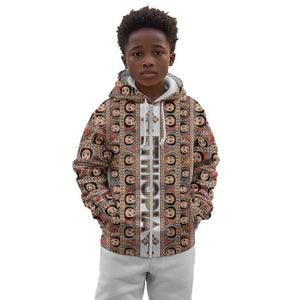 Personalized Ethiopia Kid Hoodie Ethiopian Tewahedo Angel Orthodox