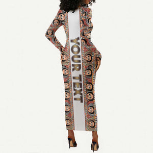 Personalized Ethiopia Long Sleeve Bodycon Dress Ethiopian Tewahedo Angel Orthodox LT15
