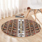 Personalized Ethiopia Round Carpet Ethiopian Tewahedo Angel Orthodox