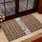 Personalized Ethiopia Rubber Doormat Ethiopian Tewahedo Angel Orthodox