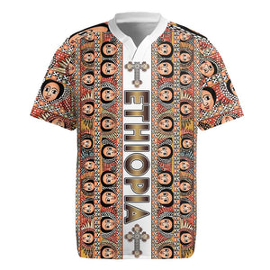 Personalized Ethiopia Rugby Jersey Ethiopian Tewahedo Angel Orthodox
