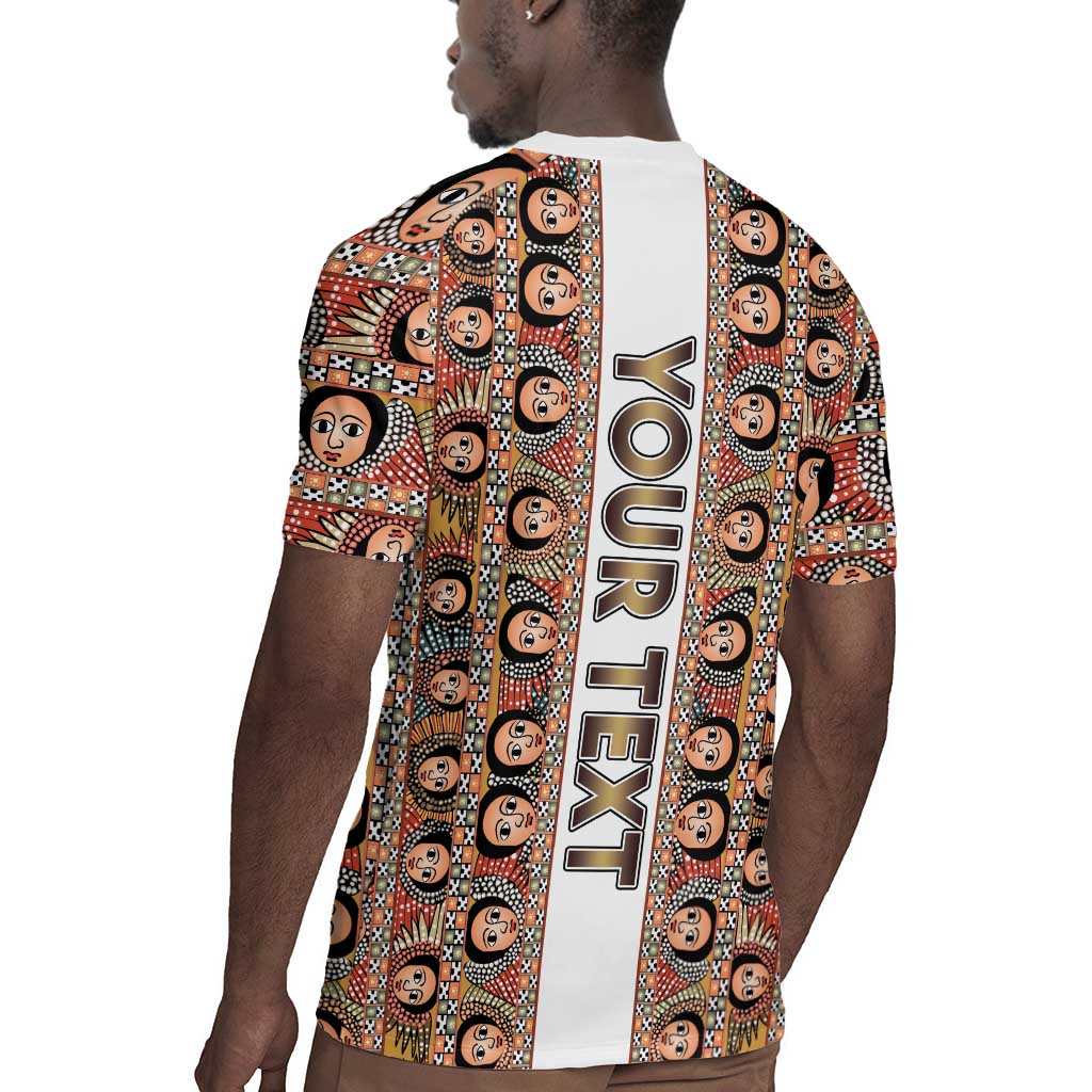 Personalized Ethiopia Rugby Jersey Ethiopian Tewahedo Angel Orthodox